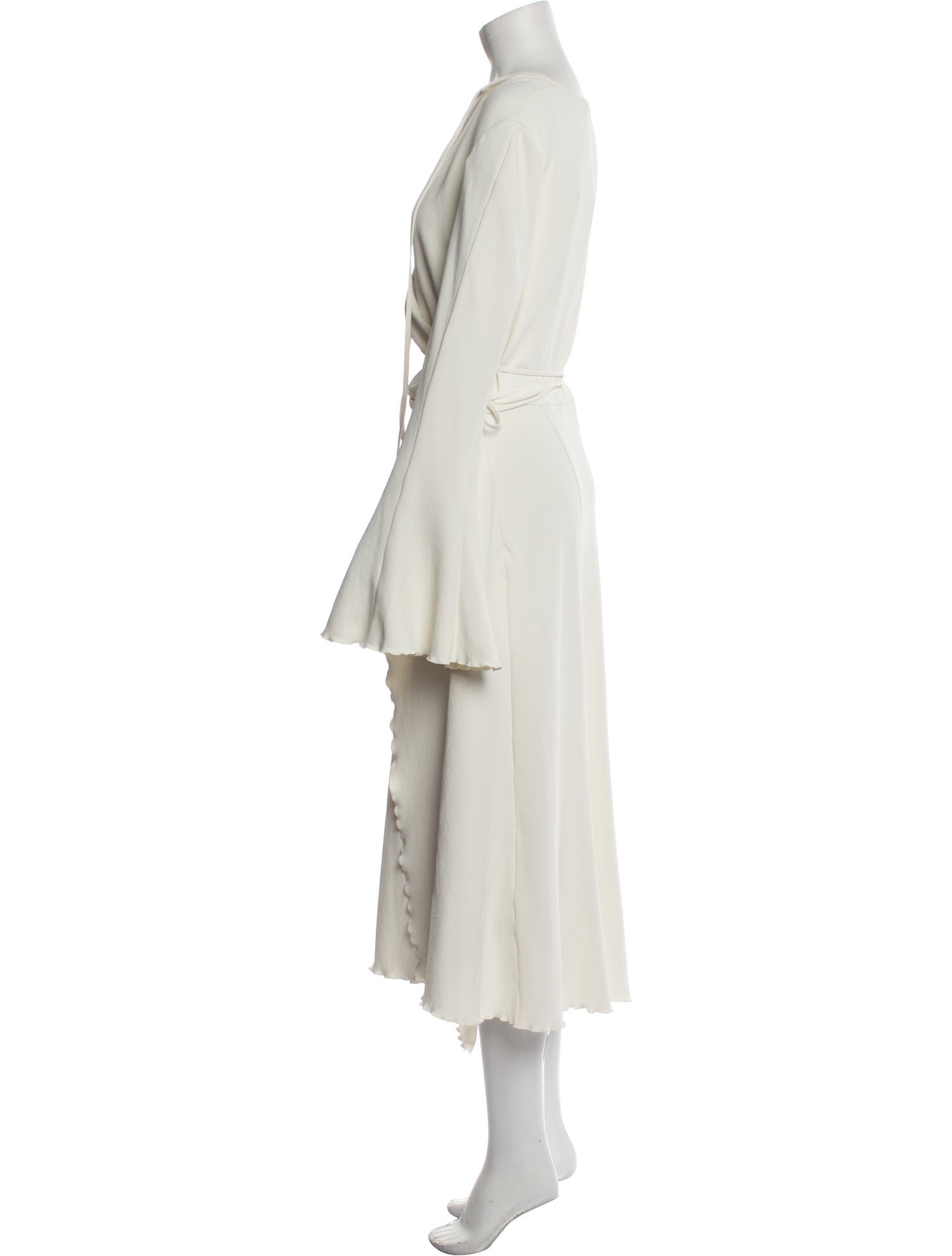 Acne Studios V-Neck Long Dress